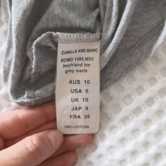 Camilla and Marc oversized boyfriend/sleep tee - Picture 3 of 5